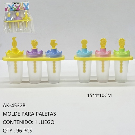 [AK-4532B [96 PZS/ CAJA]] [AK-4532B] MOLDE PARA PALETAS 