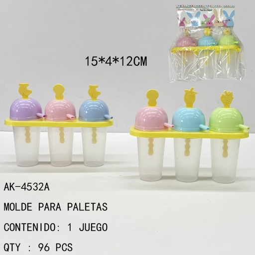 [AK-4532A [96 PZS/ CAJA]] [AK-4532A] MOLDE PARA PALETAS 
