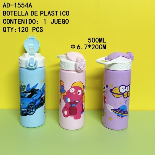 [AD-1554A [120 PZS/ CAJA]] [AD-1554A] BOTELLA DE PLASTICO 