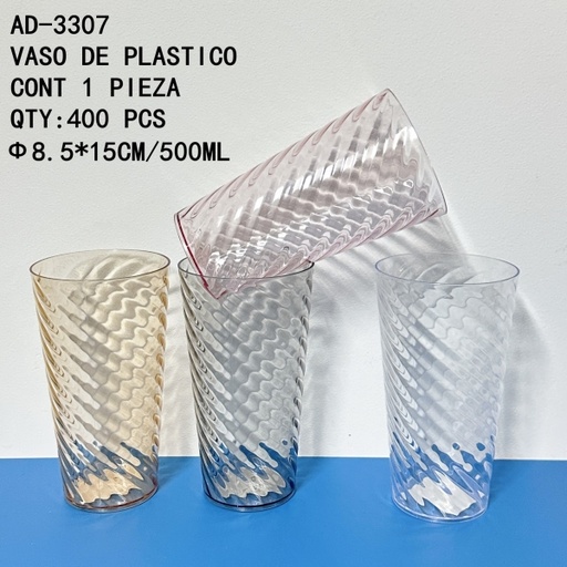 [AD-3307 [400 PZS/CAJA]] [AD-3307] VASO DE PLASTICO 