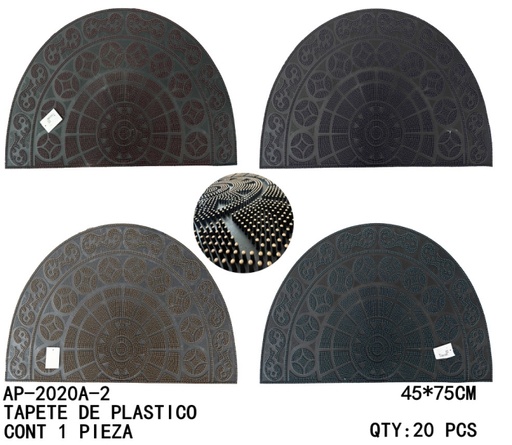 [AP-2020A-2 [20 PZS/ CAJA]] [AP-2020A-2] TAPETE DE PLASTICO 