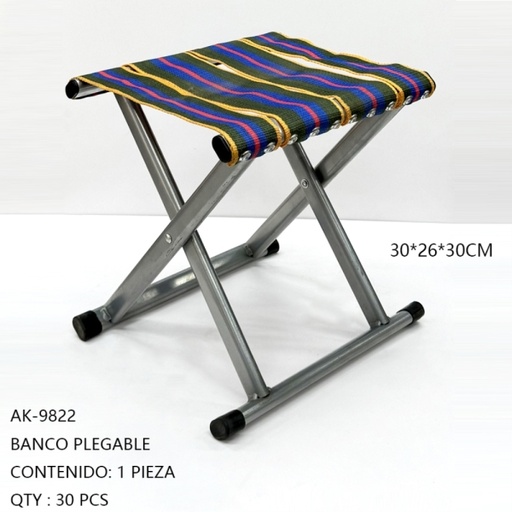 [AK-9822 [30 PZS/ CAJA]] [AK-9822] BANCO PLEGABLE 