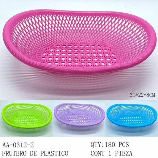 [AA-0312-2 [180 PZS/CAJA]] [AA-0312-2] FRUTERO DE PLASTICO