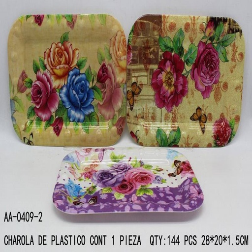 [AA-0409-2 [144 PZS/CAJA]] [AA-0409-2] PLATO DE PLASTICO