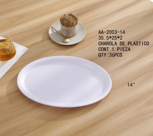 [AA-2003-14 [36 PZS/CAJA]] [AA-2003-14] CHAROLA DE PLASTICO