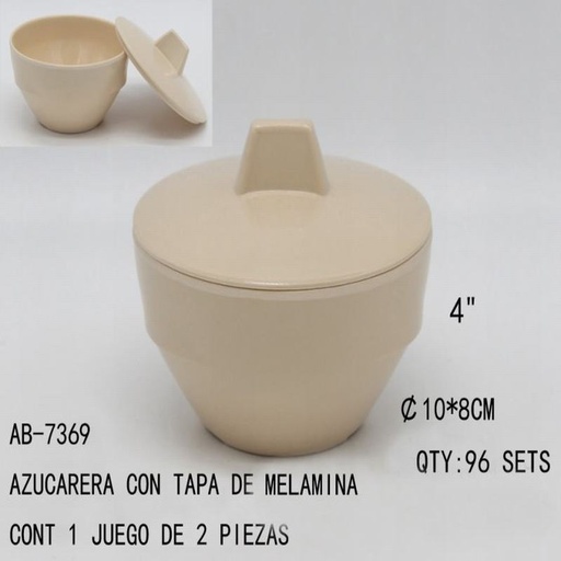 [AB-7369 [96 PZS/CAJA]] [AB-7369] AZUCARERA CON TAPA
