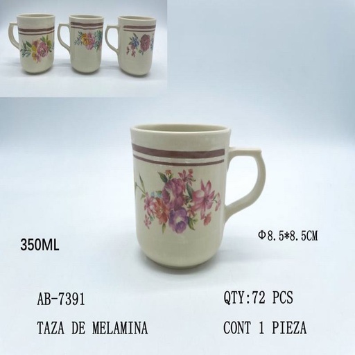 [AB-7391 [72 PZS/CAJA]] [AB-7391] TAZA DE MELAMINA