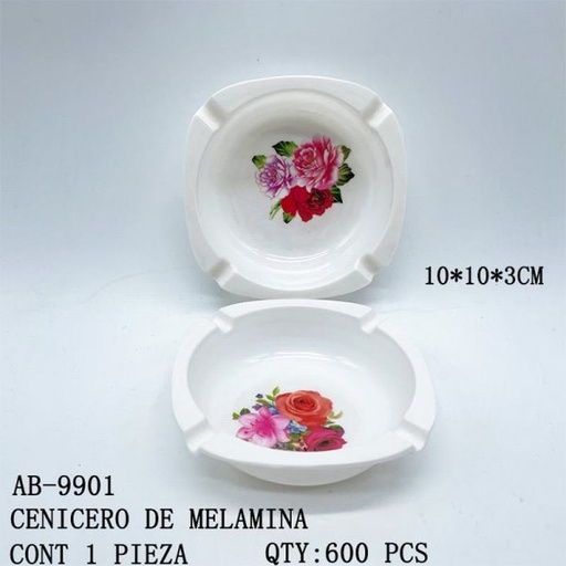 [AB-9901 [600 PZS/CAJA]] [AB-9901] CENICERO DE MELAMINA