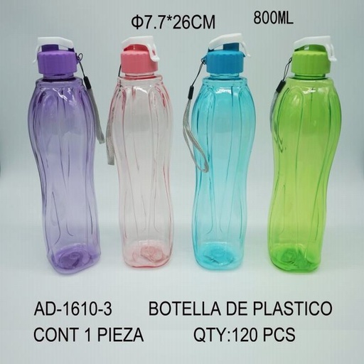 [AD-1610-3 [120 PZS/CAJA]] [AD-1610-3] BOTELLA DE PLASTICO
