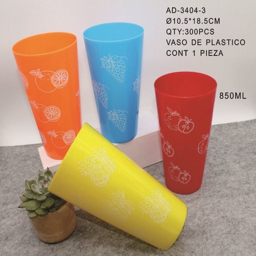 [AD-3404-3 [300 PZS/CAJA]] [AD-3404-3] VASO DE PLASTICO