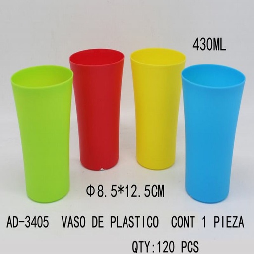 [AD-3405 [120 PZS/CAJA]] [AD-3405] VASO DE PLASTICO