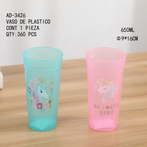[AD-3426 [360 PZS/CAJA]] [AD-3426] VASO DE PLASTICO