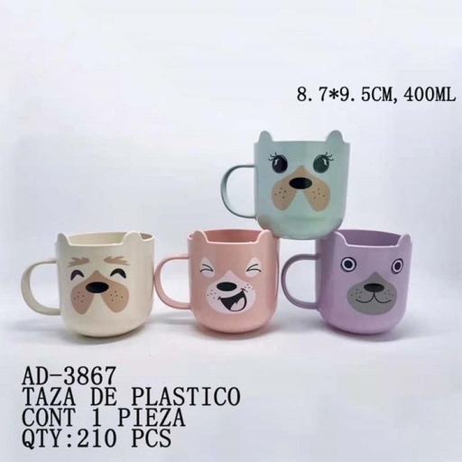 [AD-3867 [210 PZS/CAJA]] [AD-3867] TAZA DE PLASTICO