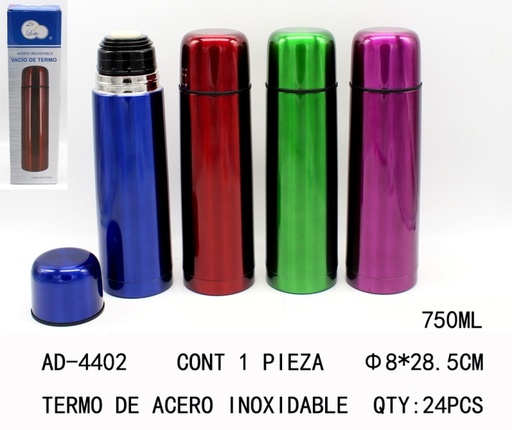 [AD-4402 [24 PZS/CAJA]] [AD-4402] TERMO DE ACERO INOXIDABLE