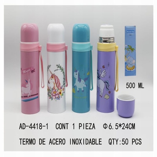 [AD-4418-1 [50 PZS/CAJA]] [AD-4418-1] TERMO DE ACERO INOXIDABLE