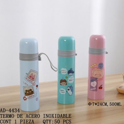 [AD-4434 [50 PZS/CAJA]] [AD-4434] TERMO DE ACERO INOXIDABLE