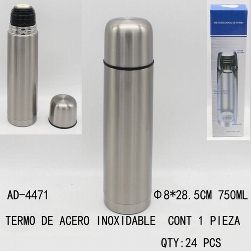 [AD-4471 [24 PZS/CAJA]] [AD-4471] TERMO DE ACERO INOXIDABLE