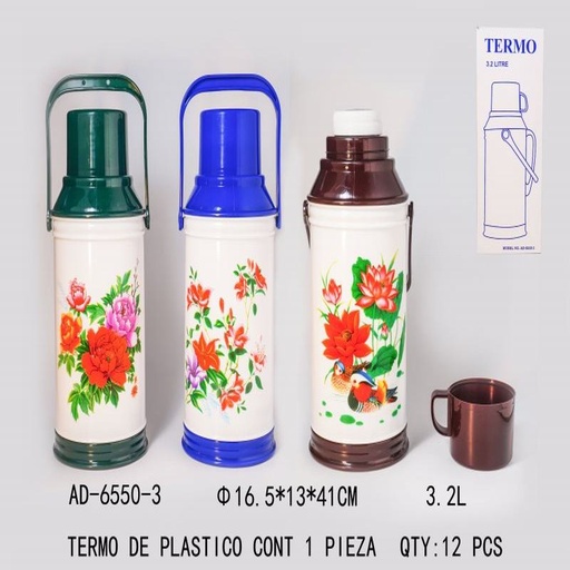 [AD-6550-3 [12 PZS/CAJA]] [AD-6550-3] TERMO DE PLASTICO