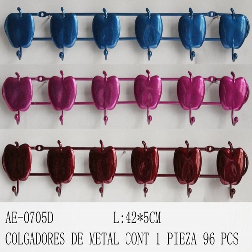 [AE-0705D [96 PZS/CAJA]] [AE-0705D] COLGADORES DE METAL
