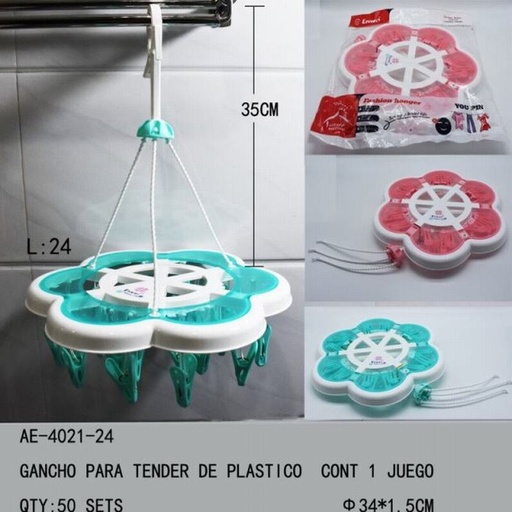 [AE-4021-24 [50 PZS/CAJA]] [AE-4021-24] B-GANCHO PARA TENDER DE PLASTICO