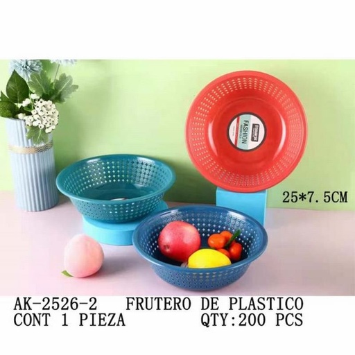 [AK-2526-2 [200 PZS/CAJA]] [AK-2526-2] B-FRUTERO DE PLASTICO