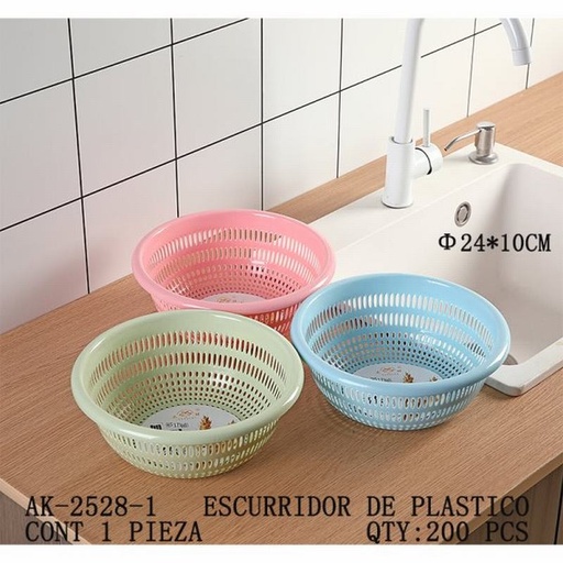 [AK-2528-1 [200 PZS/CAJA]] [AK-2528-1] ESCURRIDOR DE PLASTICO