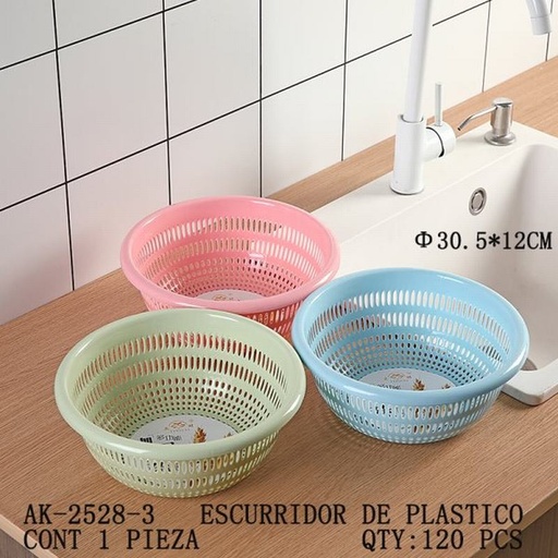 [AK-2528-3 [120 PZS/CAJA]] [AK-2528-3] ESCURRIDOR DE PLASTICO