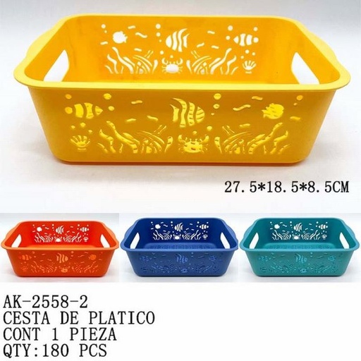[AK-2558-2 [180 PZS/CAJA]] [AK-2558-2] B-CESTA DE PLATICO