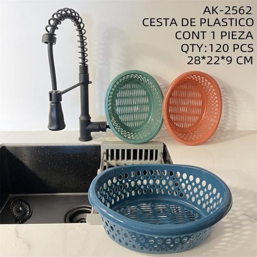 [AK-2562 [120 PZS/CAJA]] [AK-2562] B-CESTA DE PLASTICO