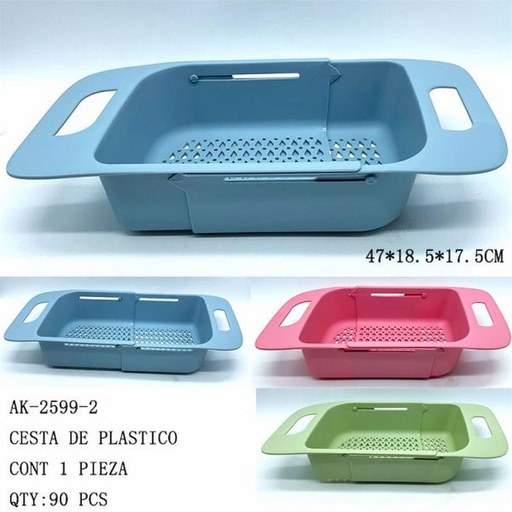 [AK-2599-2 [90 PZS/CAJA]] [AK-2599-2] B-CESTA DE PLASTICO