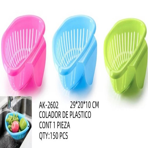 [AK-2602 [150 PZS/CAJA]] [AK-2602] B-COLADOR DE PLASTICO