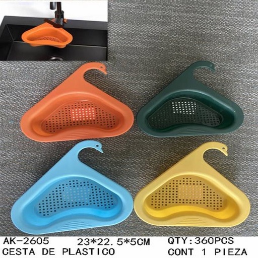 [AK-2605 [360 PZS/CAJA]] [AK-2605] CESTA DE PLASTICO
