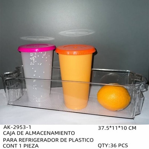 [AK-2953-1 [36 PZS/CAJA]] [AK-2953-1] CAJA DE ALMACENAMIENTO PARA REFRIGERADOR DE PLASTICO