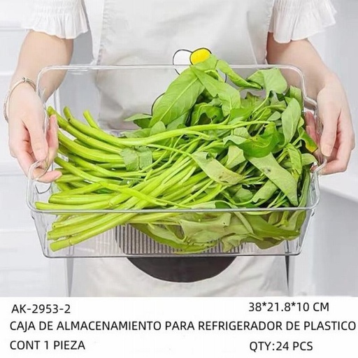 [AK-2953-2 [24 PZS/CAJA]] [AK-2953-2] CAJA DE ALMACENAMIENTO PARA REFRIGERADOR DE PLASTICO