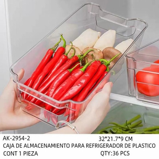 [AK-2954-2 [36 PZS/CAJA]] [AK-2954-2] CAJA DE ALMACENAMIENTO PARA REFRIGERADOR DE PLASTICO