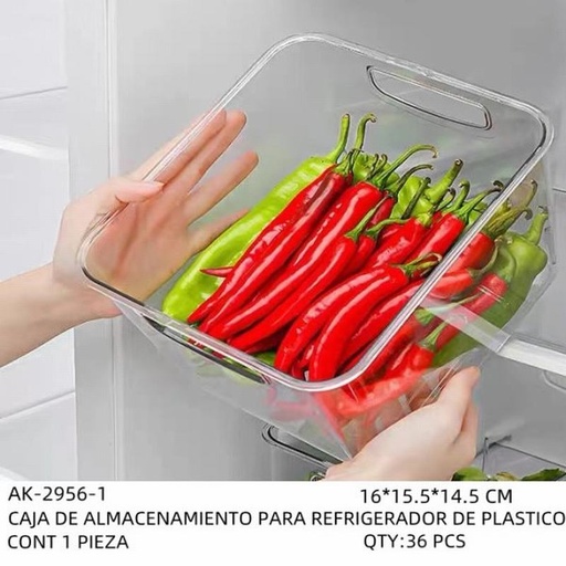 [AK-2956-1 [36 PZS/CAJA]] [AK-2956-1] CAJA DE ALMACENAMIENTO PARA REFRIGERADOR DE PLASTICO
