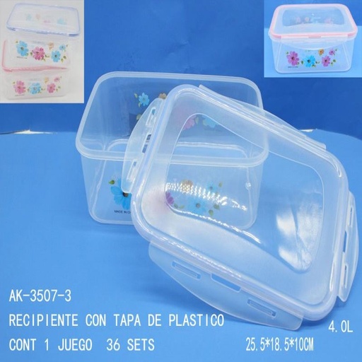 [AK-3507-3 [36 PZS/CAJA]] [AK-3507-3] RECIPIENTE CON TAPA