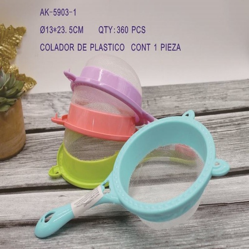 [AK-5903-1 [360 PZS/CAJA]] [AK-5903-1] COLADOR DE PLASTICO