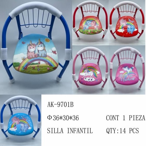 [AK-9701B[14PZS/CAJA]] [AK-9701B] SILLA INFANTIL