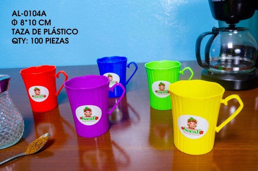 [AL-0104A [100 PZS/CAJA]] [AL-0104A] TAZA DE PLASTICO