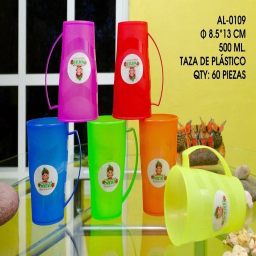 [AL-0109 [60 PZS/CAJA]] [AL-0109] TAZA DE PLASTICO