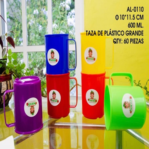 [AL-0110 [60 PZS/CAJA]] [AL-0110] TAZA DE PLASTICO GRANDE