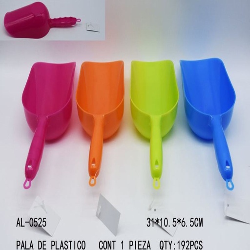 [AL-0525 [192 PZS/CAJA]] [AL-0525] PALA DE PLASTICO