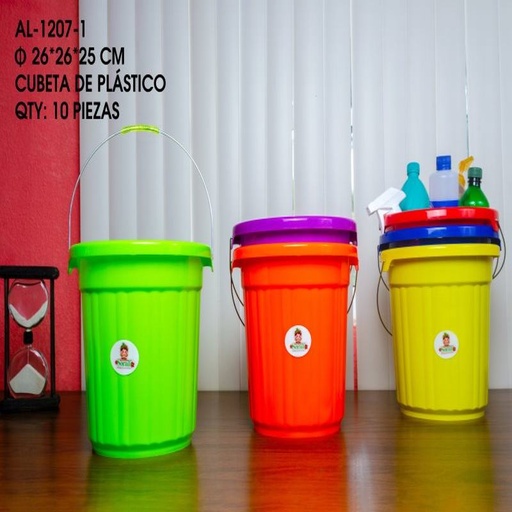 [AL-1207-1 [10 PZS/CAJA]] [AL-1207-1] CUBETA DE PLASTICO
