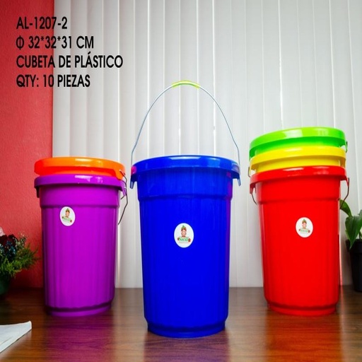 [AL-1207-2 [10 PZS/CAJA]] [AL-1207-2] CUBETA DE PLASTICO
