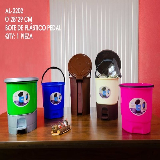 [AL-2202 [1 PZS/CAJA]] [AL-2202] BOTE DE PLASTICO PEDAL