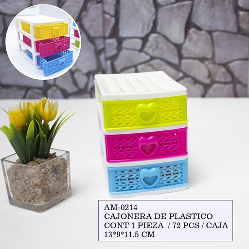 [AM-0214 [72 PZS/CAJA]] [AM-0214] CAJONERA DE PLASTICO