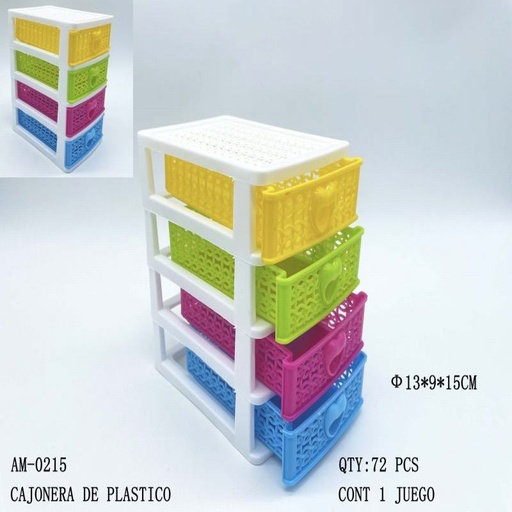 [AM-0215 [72 PZS/CAJA]] [AM-0215] CAJONERA DE PLASTICO