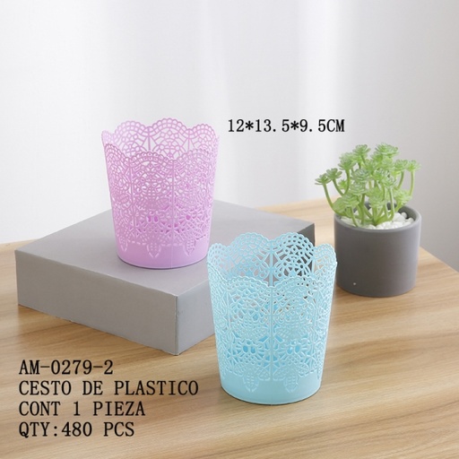 [AM-0279-2 [480 PZS/CAJA]] [AM-0279-2] CESTO DE PLASTICO