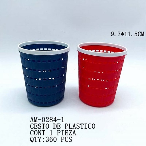 [AM-0284-1 [360 PZS/CAJA]] [AM-0284-1] B-CESTO DE PLASTICO
